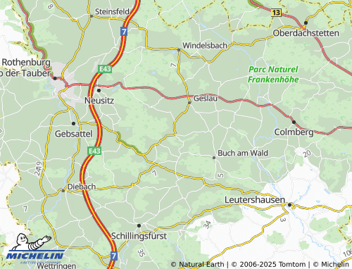 Mappa MICHELIN Oberndorf - ViaMichelin