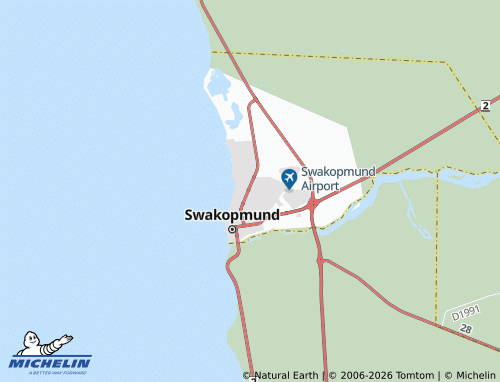 MICHELIN Tamariskia Extension 2 map - ViaMichelin