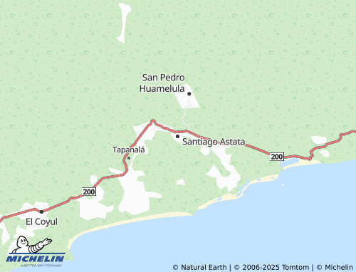 MICHELIN Santiago Astata map - ViaMichelin