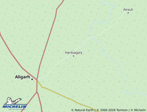 MICHELIN Harduaganj map - ViaMichelin