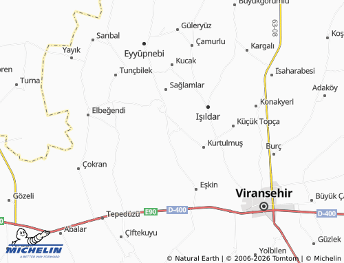 MICHELIN Ekindöver map - ViaMichelin