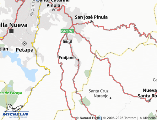 MICHELIN Fraijanes map - ViaMichelin