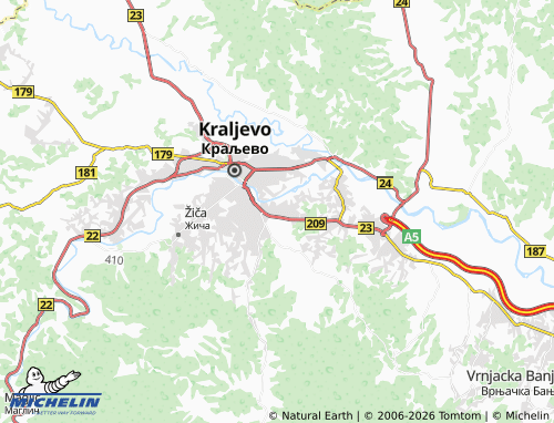 Carte MICHELIN Kovanluk - ViaMichelin