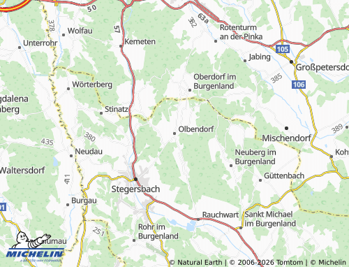 Mapa MICHELIN Olbendorf - ViaMichelin