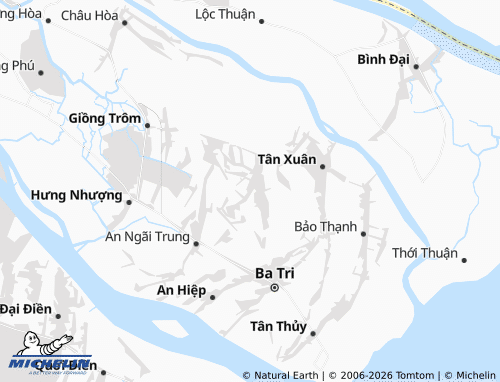 Mappa MICHELIN Mỹ Thạnh - ViaMichelin