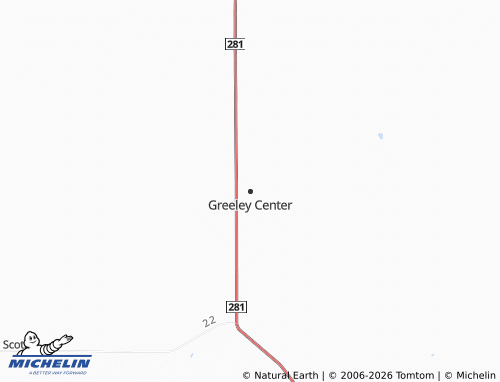 Carte MICHELIN Greeley Center - ViaMichelin