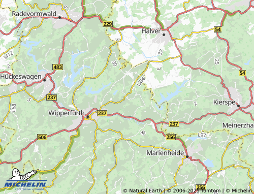 MICHELIN-Landkarte Wasserfuhr - ViaMichelin