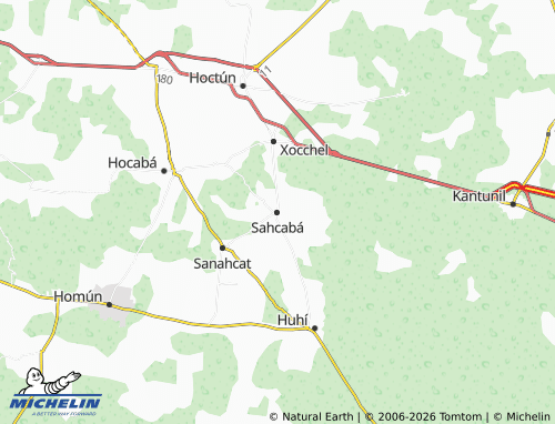 Mapa MICHELIN Sahcabá - ViaMichelin