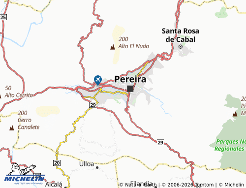MICHELIN La Platanera map - ViaMichelin