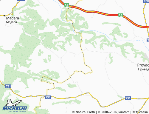 MICHELIN Kosovo map - ViaMichelin