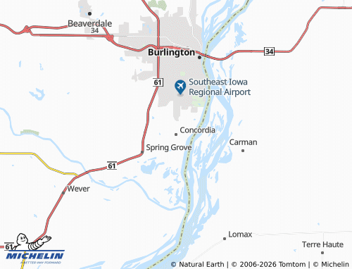 Mappa MICHELIN Concordia - ViaMichelin