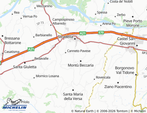 MICHELIN Vigalone map - ViaMichelin