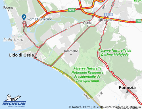 MICHELIN-Landkarte Infernetto - ViaMichelin