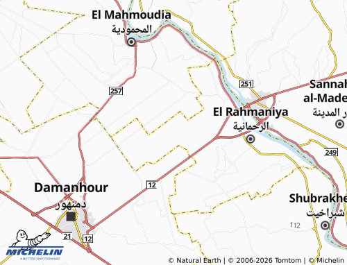 Mapa MICHELIN Nadharat Samadees - ViaMichelin