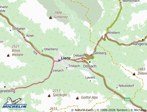 MICHELIN Nußdorf-Debant map - ViaMichelin