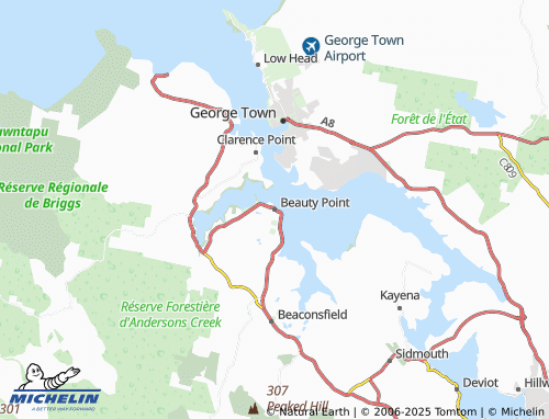 MICHELIN Beauty Point map - ViaMichelin
