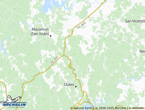 MICHELIN Chacín (Santa Baia) map - ViaMichelin
