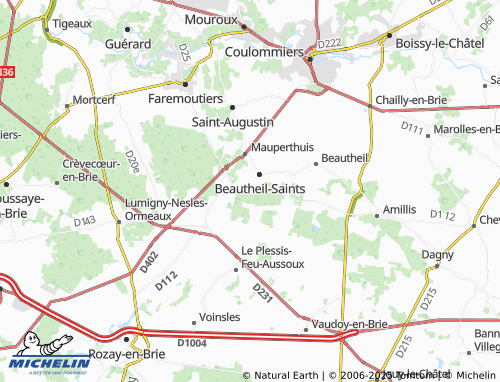 MICHELIN Mémillon map - ViaMichelin