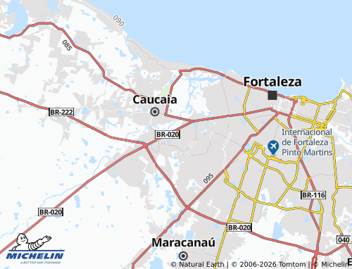 MICHELIN Potira II map - ViaMichelin