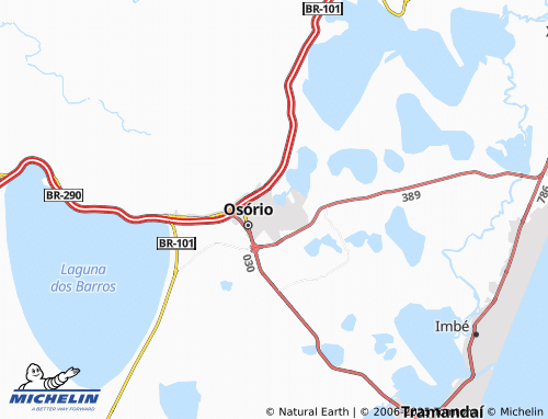 MICHELIN Porto Lacustre map - ViaMichelin