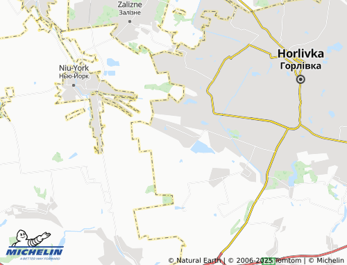 MICHELIN Shyroka Balka map - ViaMichelin