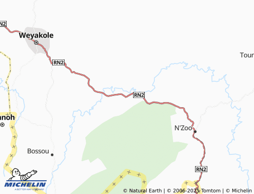 MICHELIN Gbakole map - ViaMichelin