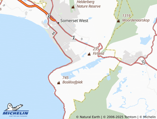 Mappa MICHELIN Mansfield Estate - ViaMichelin