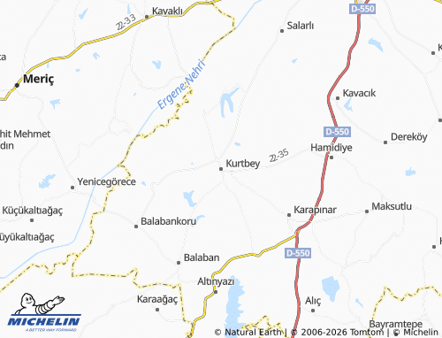 Kaart MICHELIN Kurtbey - ViaMichelin