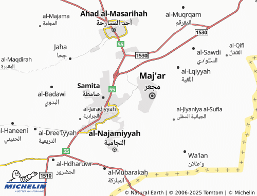 MICHELIN Al Rakubah map - ViaMichelin
