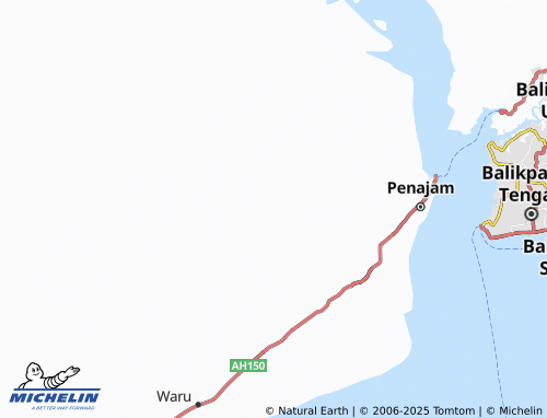 MICHELIN Bulu Minung map - ViaMichelin