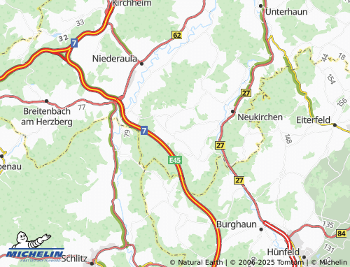 Mapa MICHELIN Schletzenrod - ViaMichelin