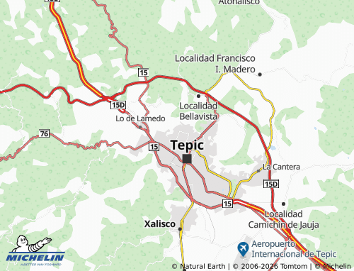 Mapa MICHELIN Indeco Plan de Guadalupe - ViaMichelin