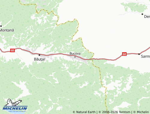 MICHELIN-Landkarte Bucova - ViaMichelin
