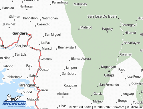 Mappa MICHELIN Tomogbong - ViaMichelin