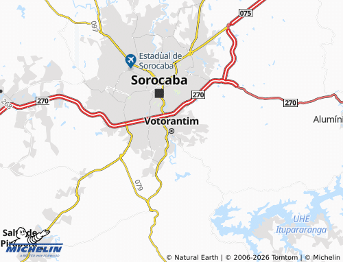 Mapa MICHELIN Votorantim - ViaMichelin