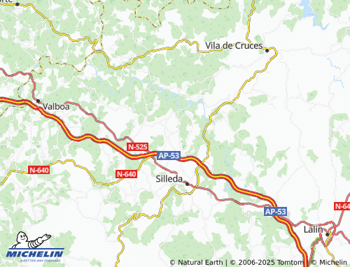 MICHELIN Breixa (Santiago) map - ViaMichelin