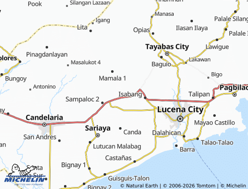 MICHELIN Balubal map - ViaMichelin