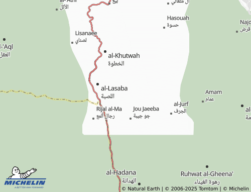 MICHELIN Abu Dhira map - ViaMichelin