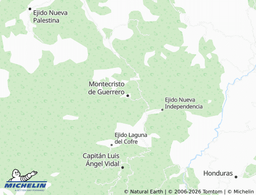 MICHELIN Vicente Guerrero map - ViaMichelin