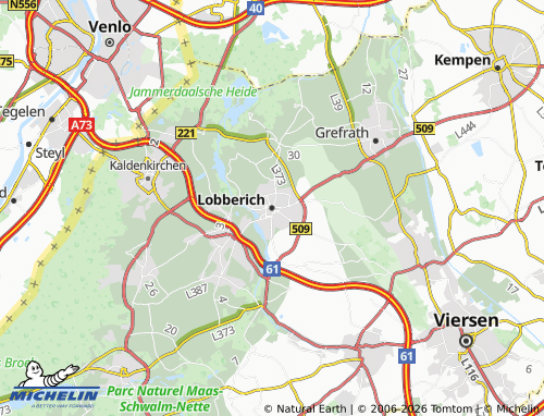 MICHELIN Lobberich map - ViaMichelin