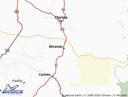 MICHELIN Miranda map - ViaMichelin
