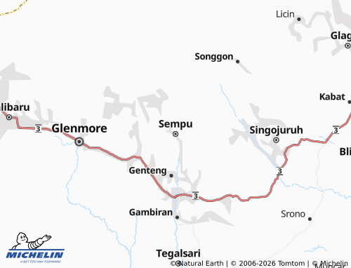 MICHELIN Sempu map - ViaMichelin