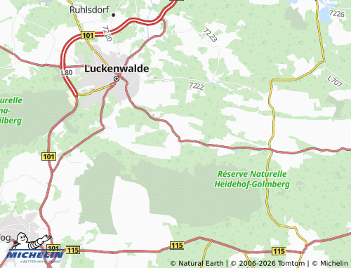 MICHELIN Jänickendorf map - ViaMichelin