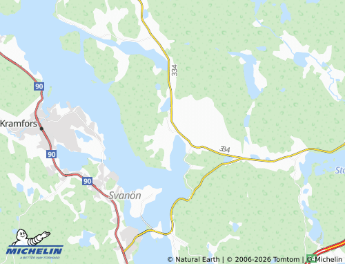 Carte MICHELIN Lugnvik - ViaMichelin