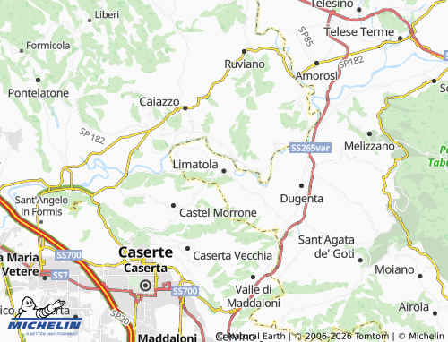 Mappa MICHELIN Limatola - ViaMichelin