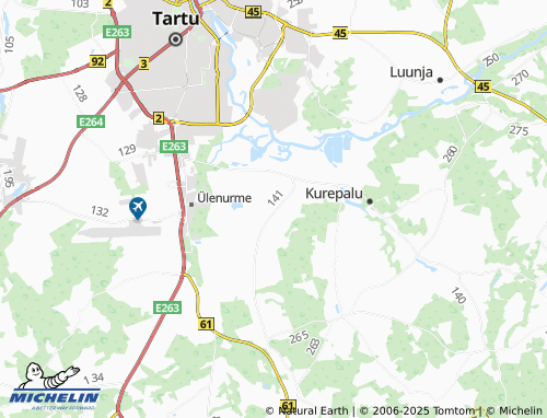 MICHELIN Aardla map - ViaMichelin