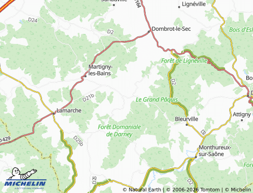 MICHELIN Frain map - ViaMichelin