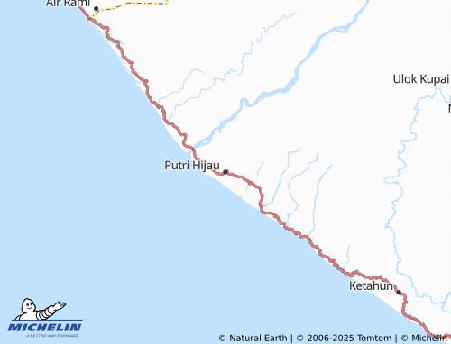 MICHELIN Putri Hijau map - ViaMichelin