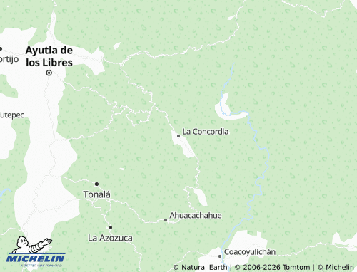 MICHELIN-Landkarte La Concordia - ViaMichelin