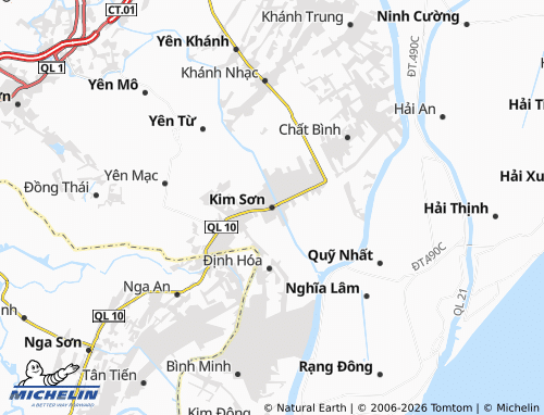 Mapa MICHELIN Kim Sơn - ViaMichelin